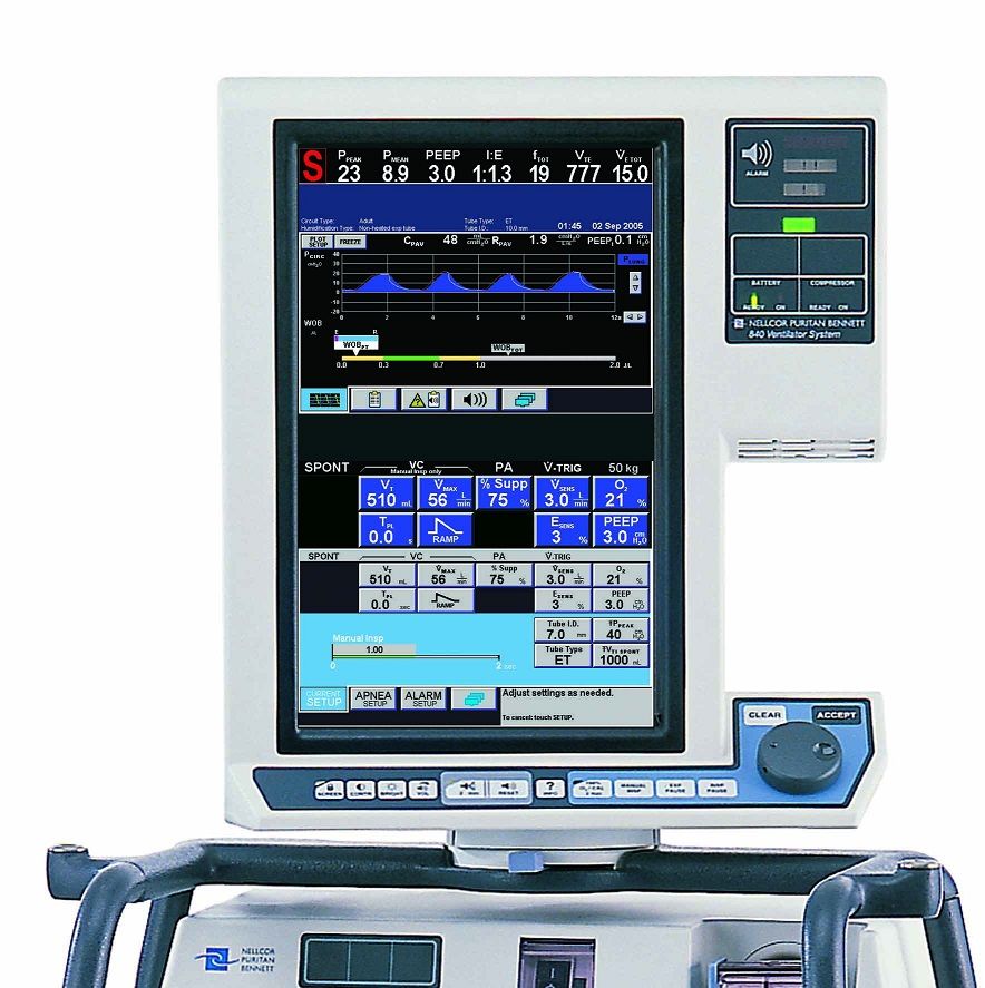 Аппарат ИВЛ Medtronic Puritan Bennett 840