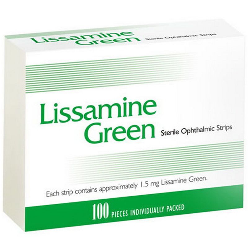 Офтальмологические тест-полоски Contacare Ophthalmics and Diagnostics Lissamine Green