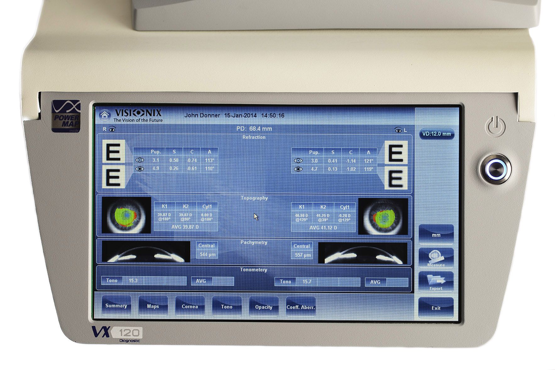 Автоматический рефрактометр Visionix VX120+